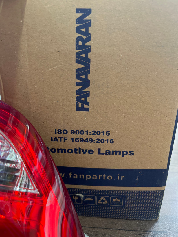 چراغ روی صندوق عقب کوییک چپ و راست برند فناوران