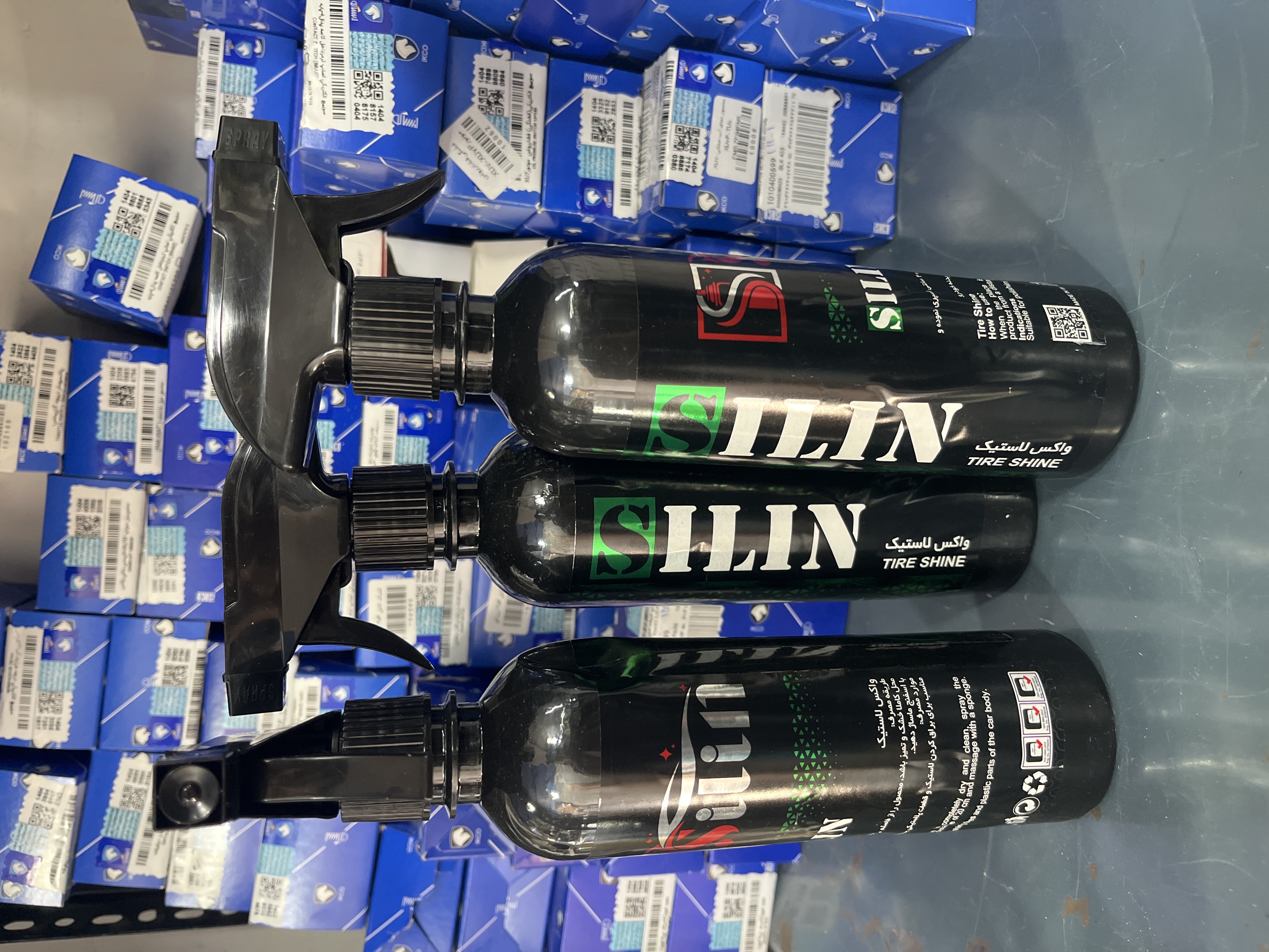 اسپری واکس لاستیک SILIN